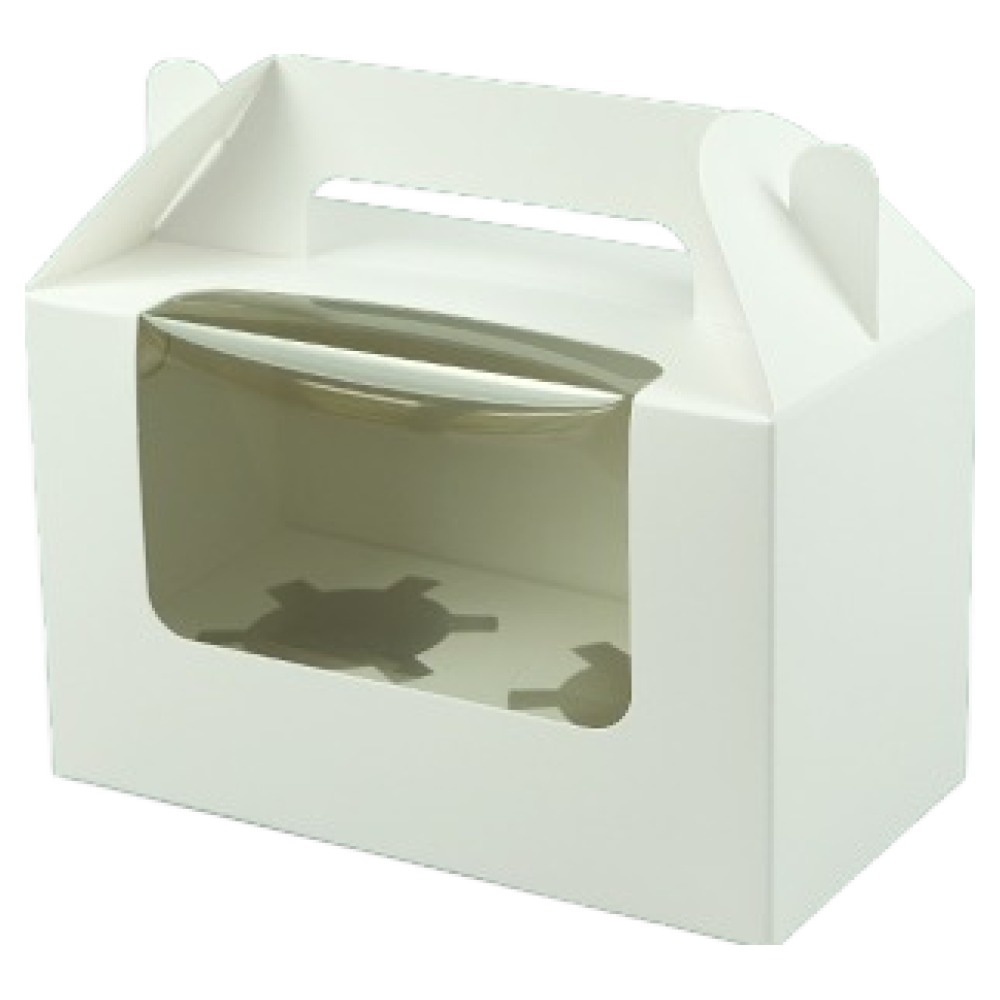 천운패키지 머핀창박스 2구, 화이트, 10개 8,700원