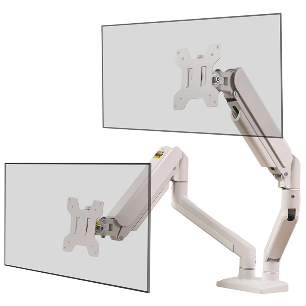 디오니시아 자세 플랙스 듀얼 모니터암 거치대 암타입 DT-02, 1개, 화이트 44,900원