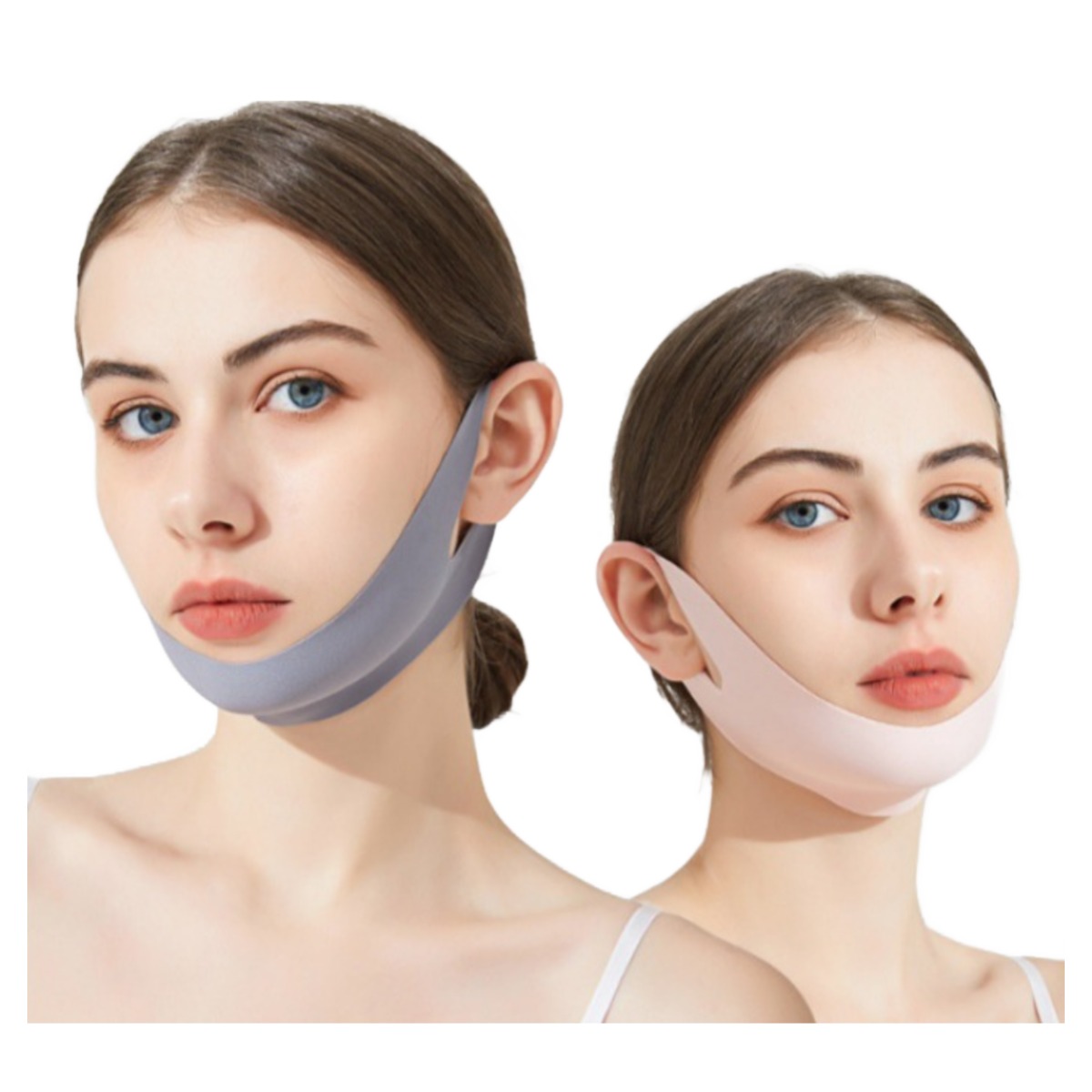 딥톡 턱살 리프팅 밴드 페이스 윤곽 탄력 마스크 DT0883, 1개, 그레이 5,900원