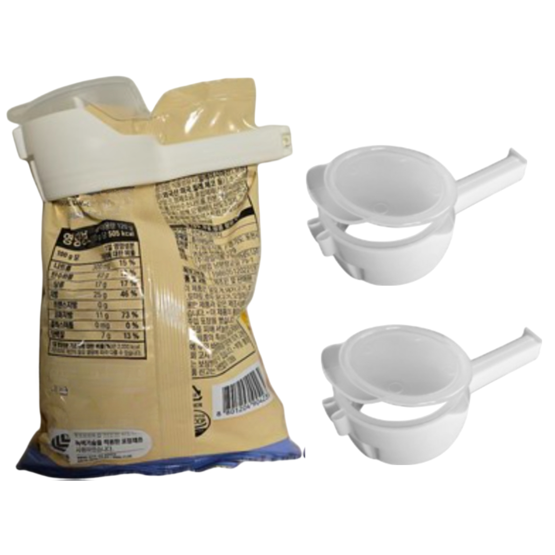 쿠캐치 다용도 밀봉 뚜껑 클립, 화이트, 3개 8,900원