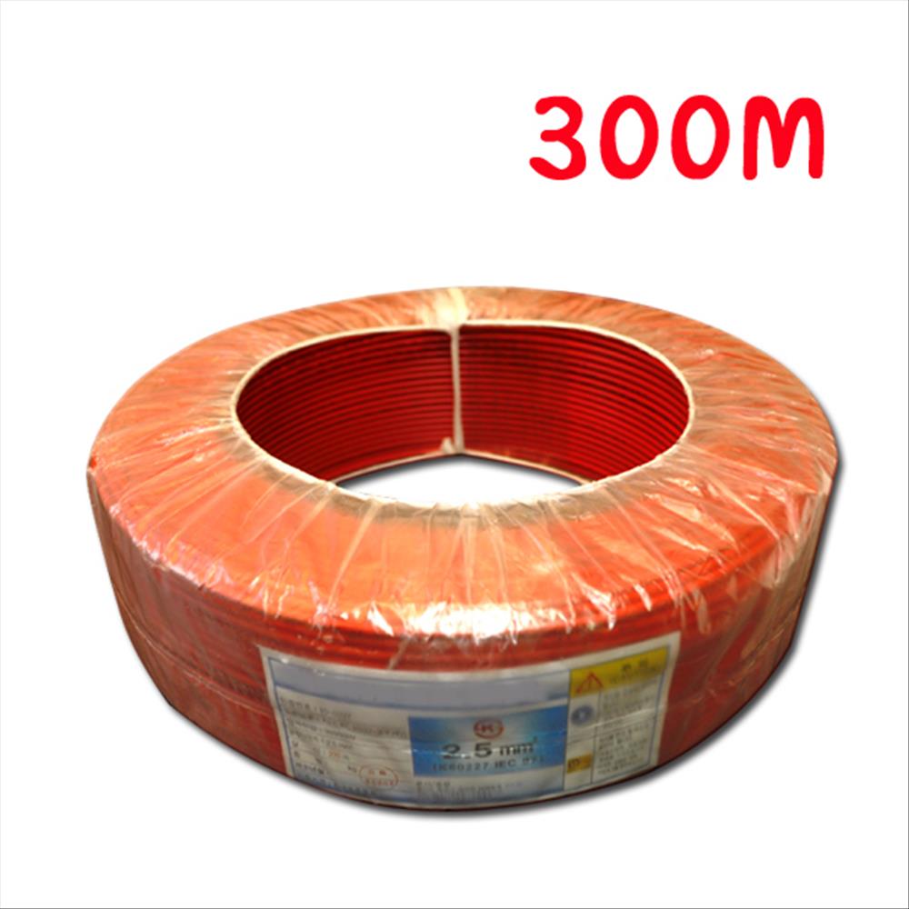 SNC코리아 전선 HIV HIV전선2.5mm적색 1롤 300M, 1개 226,900원