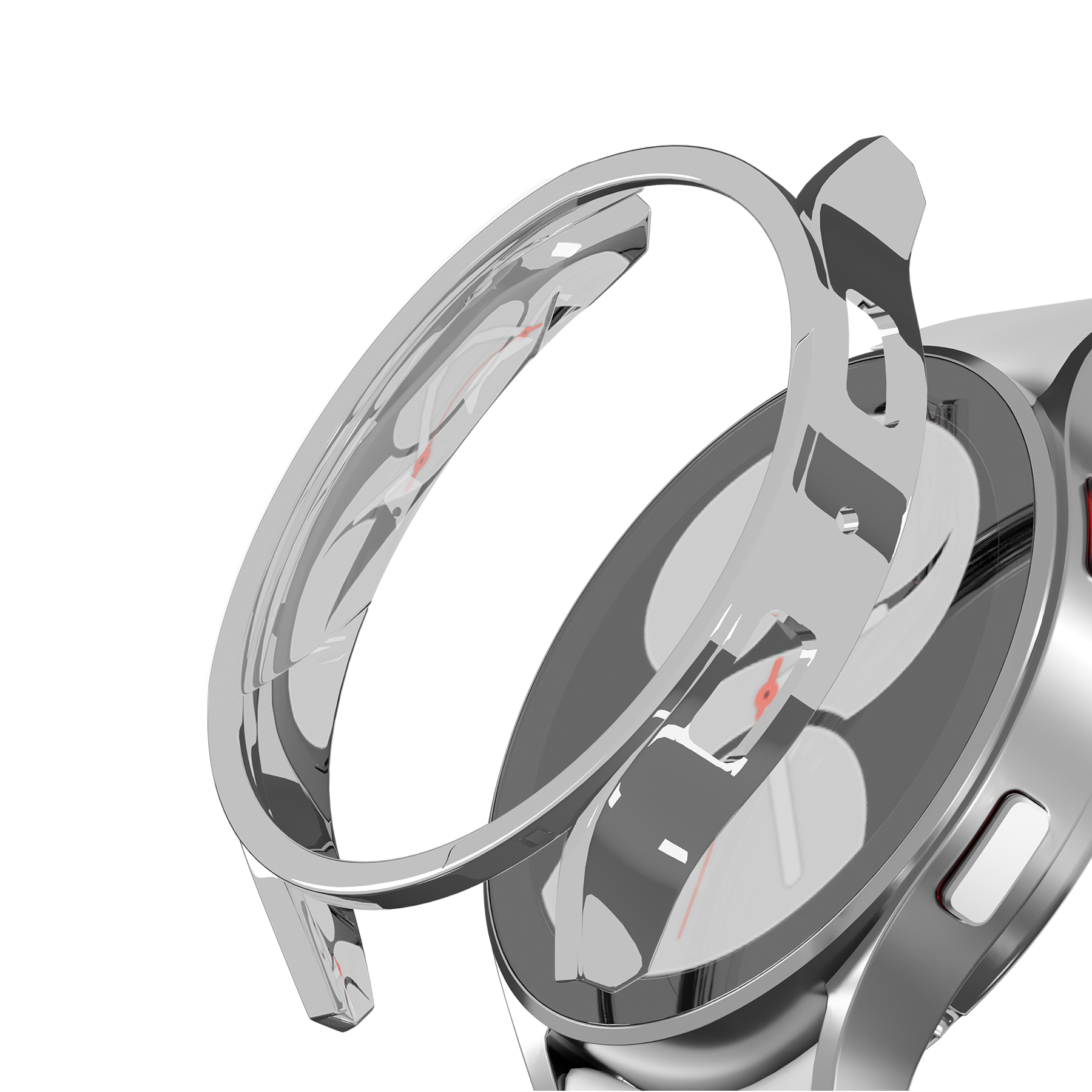 아이메이드잇 갤럭시워치 호환 하드커버 케이스, 실버, 1개 7,900원