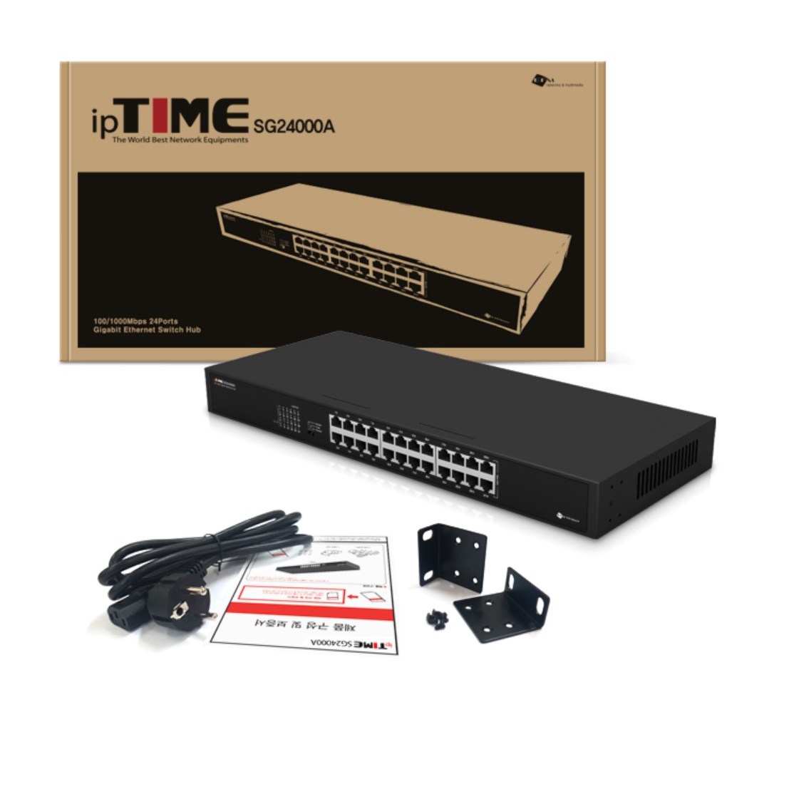 ipTIME 스위칭허브, IP TIME SG24000A]블랙[, 1개 95,000원