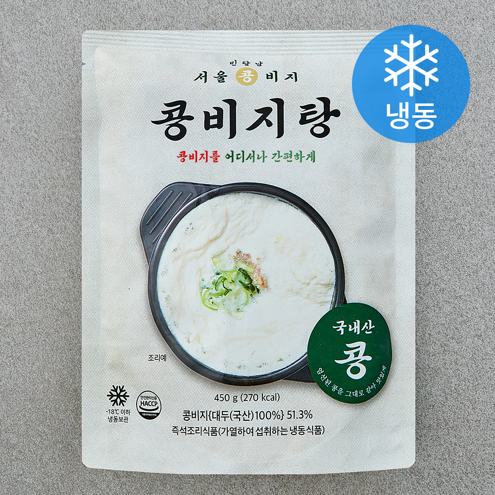 [로켓프레시] 서울콩비지 콩비지탕 (냉동), 450g, 1개 6,750원