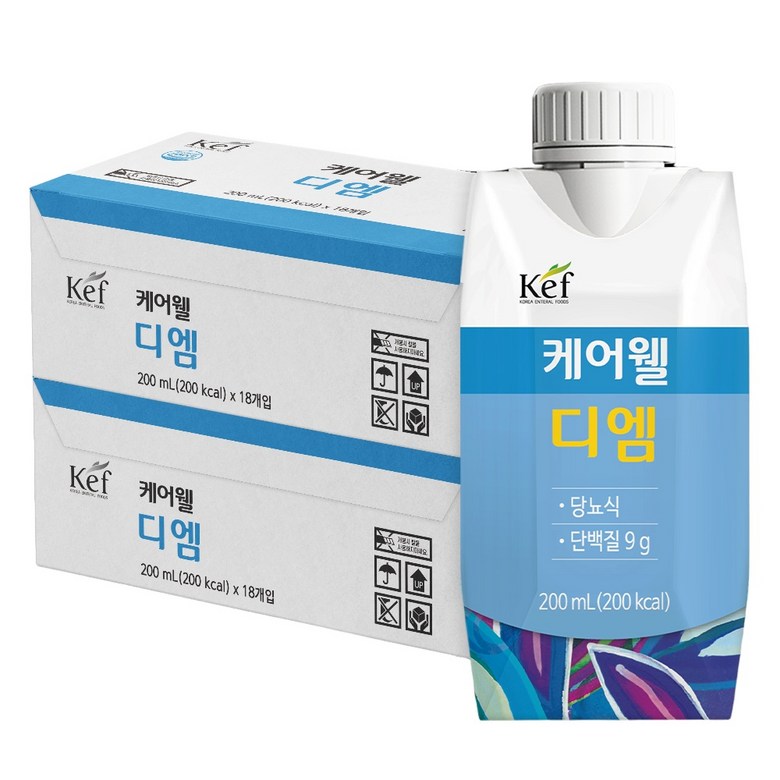 케어웰 디엠 200ml 36팩 당뇨식 당뇨환자음료 혈당관리 두유 간식 당뇨 영양식 72,000원
