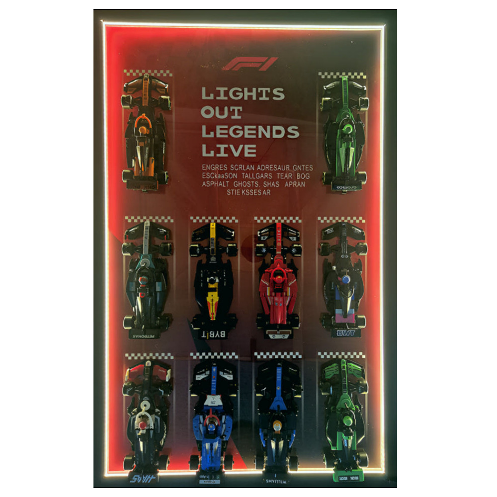 레고 LED액자 F1 시리즈 스피드챔피언 10종 전용 50x80 75,200원