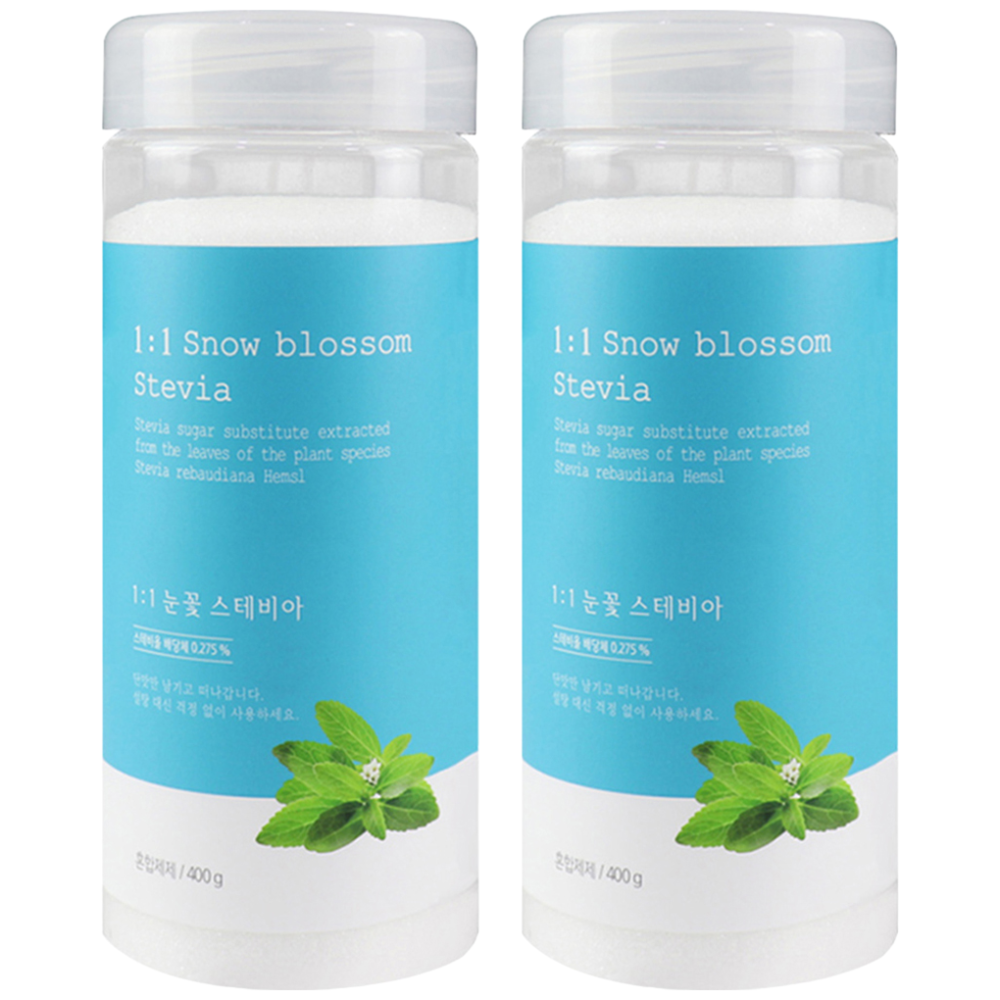 자연지애 1대1 눈꽃 스테비아 에리스리톨, 400g, 2개 17,480원