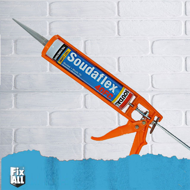 수달 픽스올 실리콘 Soudaflex 수다플렉스 40FC 700% 고탄성 강력접착제 옥상 벽체 베란다 방수 우레탄 실리콘 회색+플라스틱 건 세트, 1개 11,500원