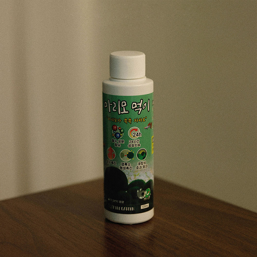 미니가든 NEW 마리모 먹이 120ml 20가지 고농축 영양분 6,600원