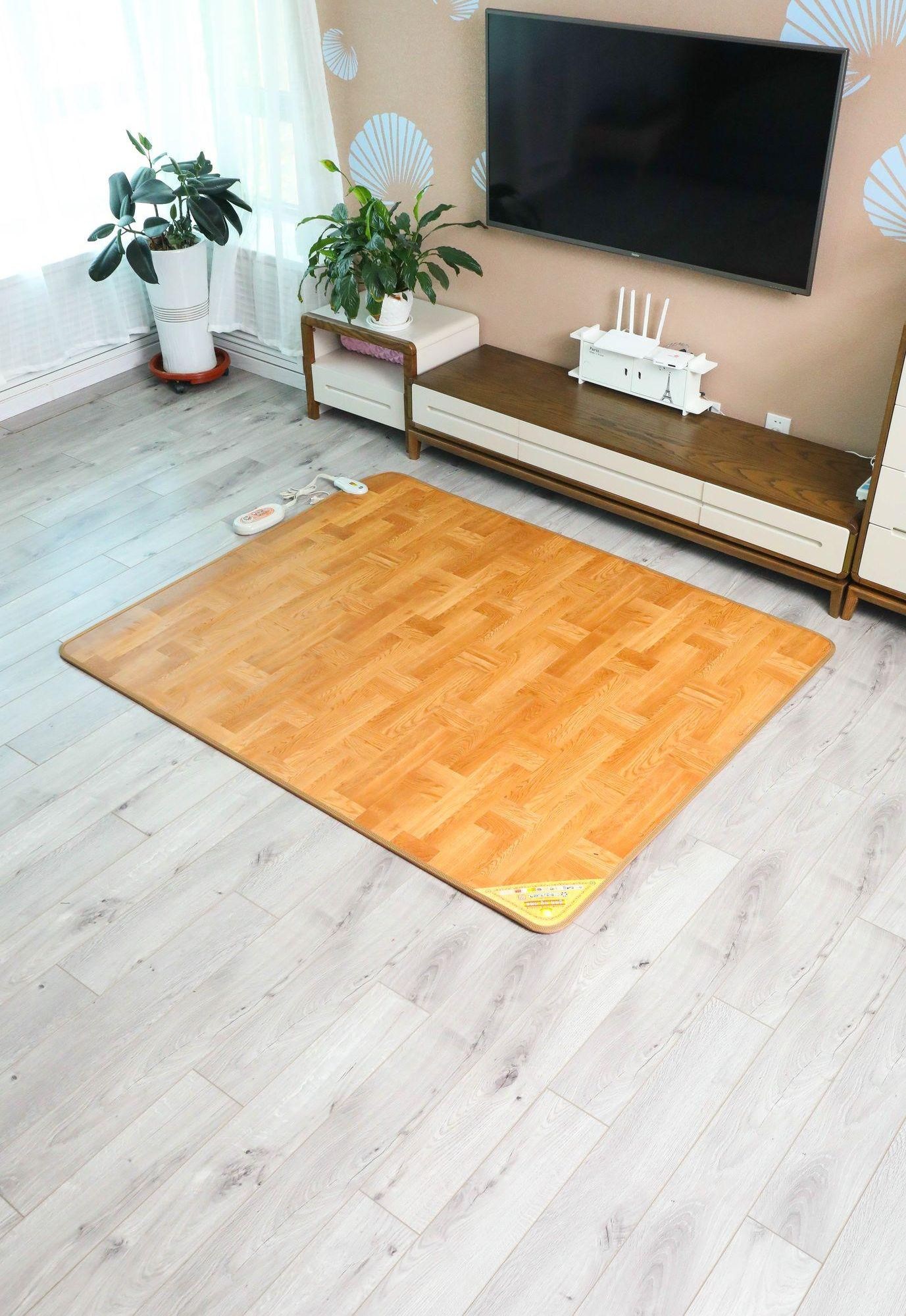 한일의료기 거실 전기매트 바닥용 자연마루 온열 대청, 183 x 230 플로어 그리드, 기본 색상 866,100원