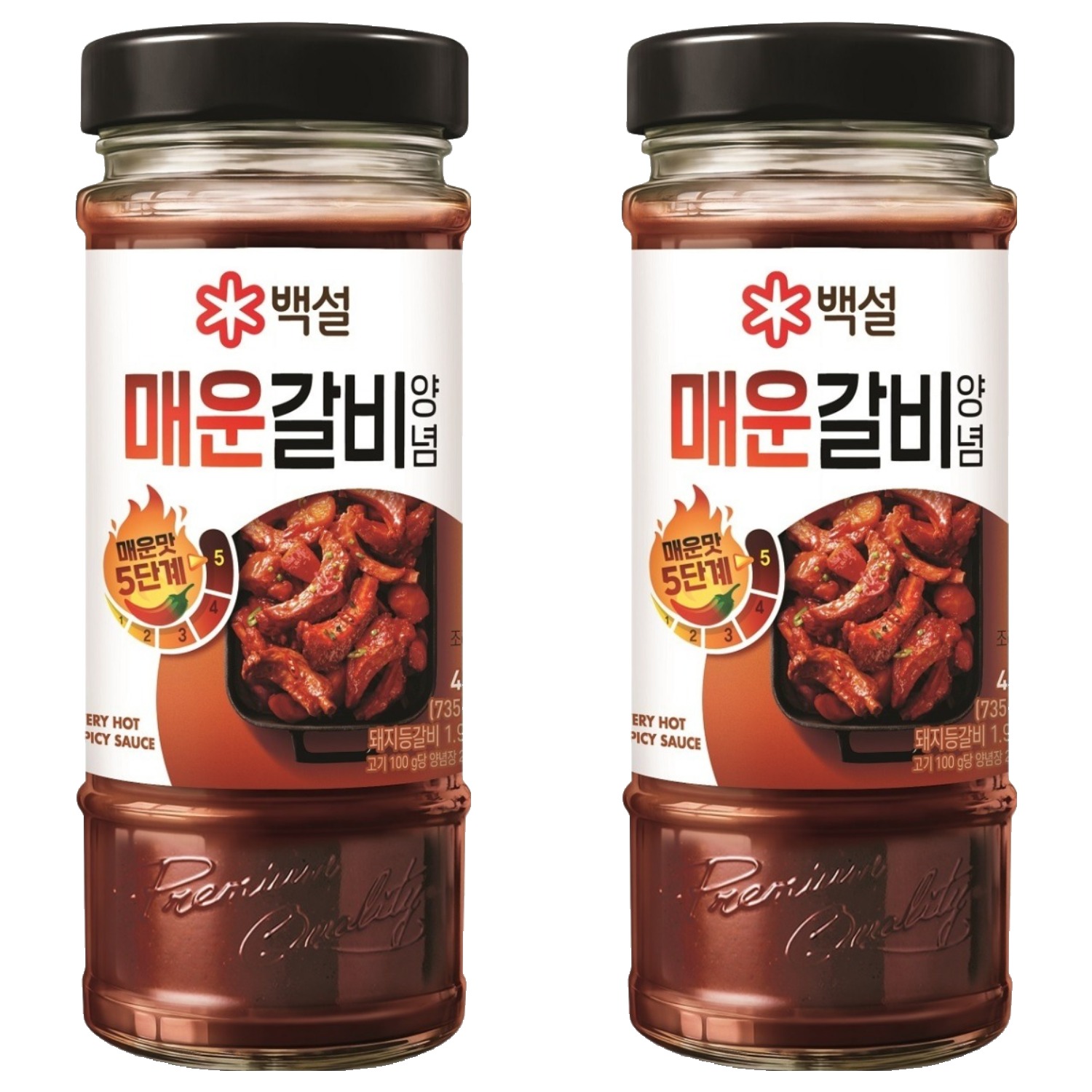 백설 매운갈비양념, 490g, 2개 8,780원
