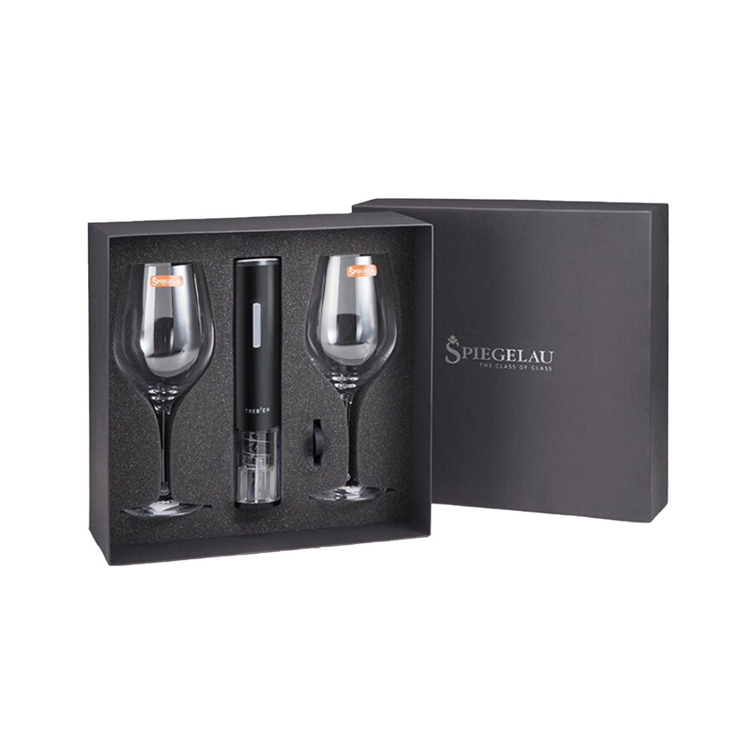 슈피겔라우 비노비노 보르도 와인잔 2p + 트레비앙 전동 와인 오프너 DM-803 선물세트 91,890원
