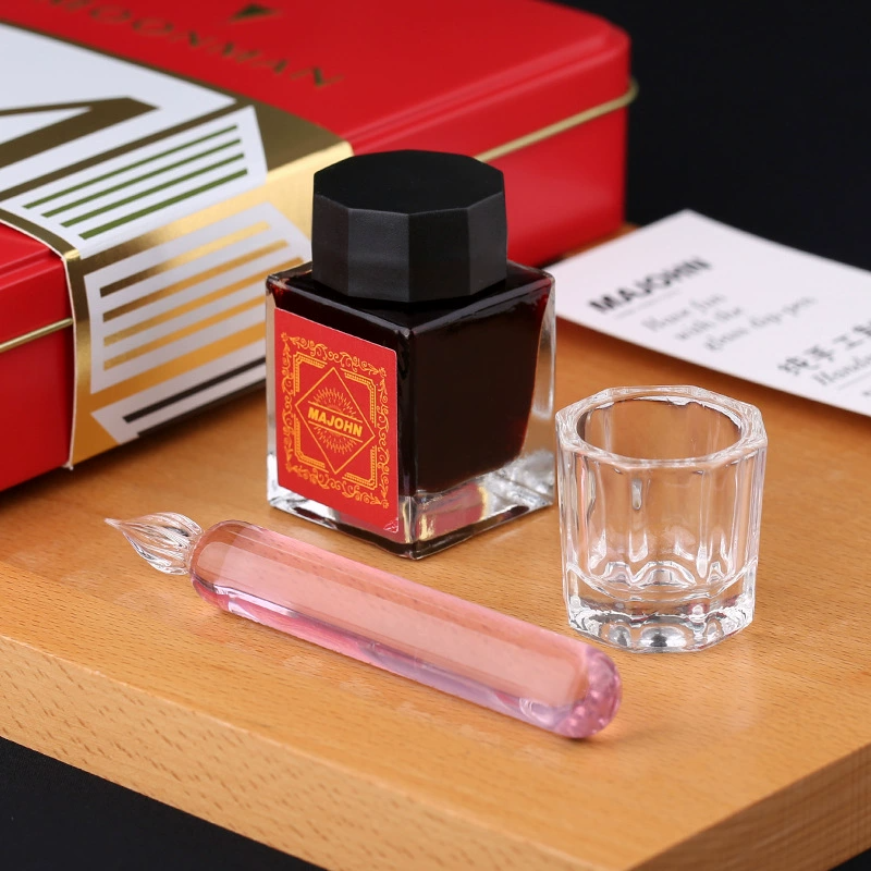 마존 MAJOHN 모지앙 문맨 짧뚱 글라스펜 잉크세트 캘리그라피, 1개 17,500원