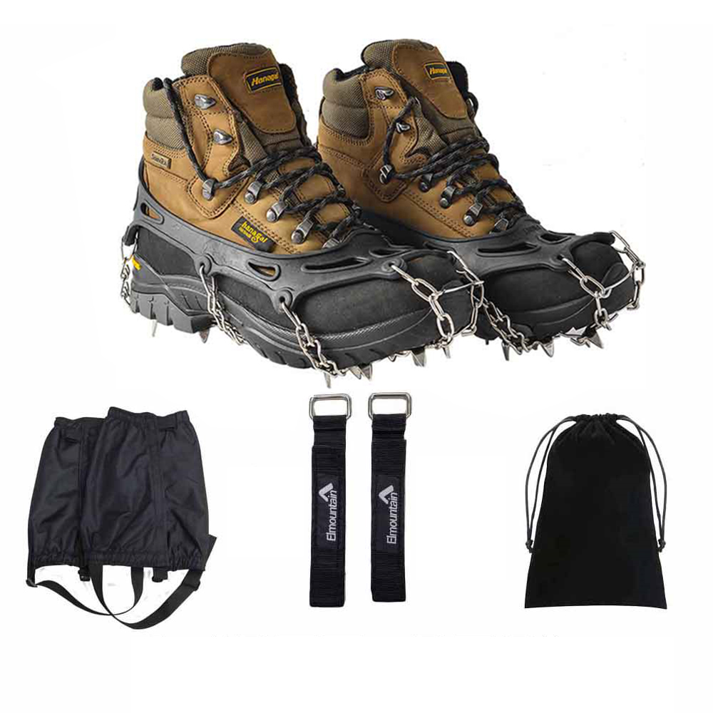 엘마운틴 24포인트 체인 아이젠 + 스트랩 + 스패츠 세트 33,030원
