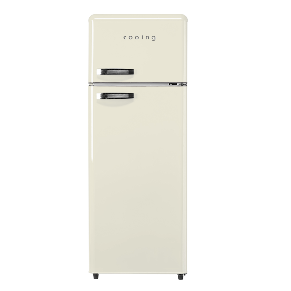 쿠잉전자 클래식 레트로 208L 2도어 냉장고 방문설치 679,500원