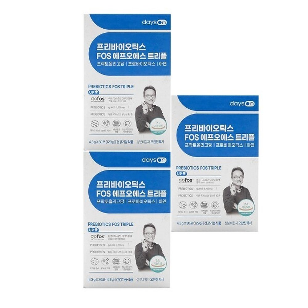 데이즈온 오한진 프리바이오틱스 FOS 트리플 4.3g x 30포 x 3박스 /An 41,690원