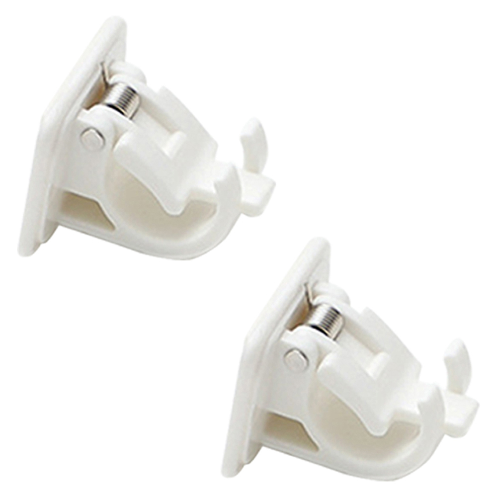 월드크린 무타공 스프링 압축봉 브라켓 홀더, 화이트, 2개 5,500원