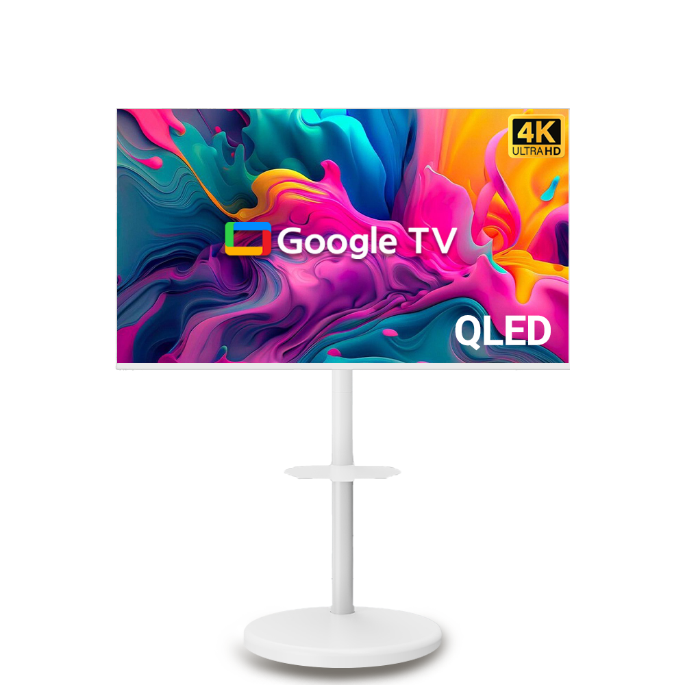 무빙큐빅스 스마트 50인치 4K UHD QLED 삼탠바이미 화이트에디션 SET 이동식 tv 거치대 삼텐바이미 스탠바이미 중소바이미, 50인치, GSQBX50UHD-A1, 스탠드형, 고객직접설치 539,000원