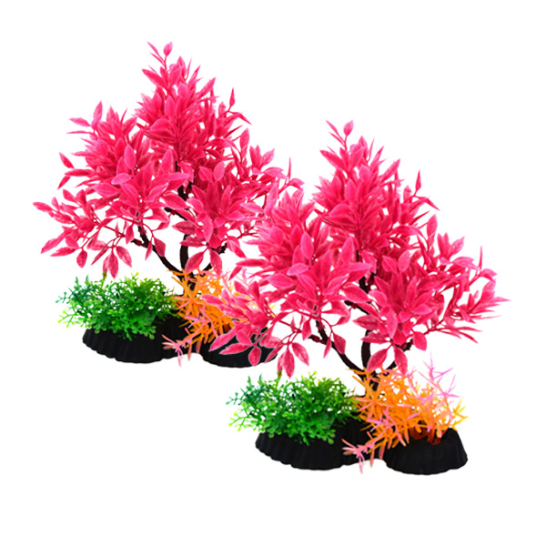 아쿠아테라 어항장식 중경 인조수초 AT602T 2개입 8,000원