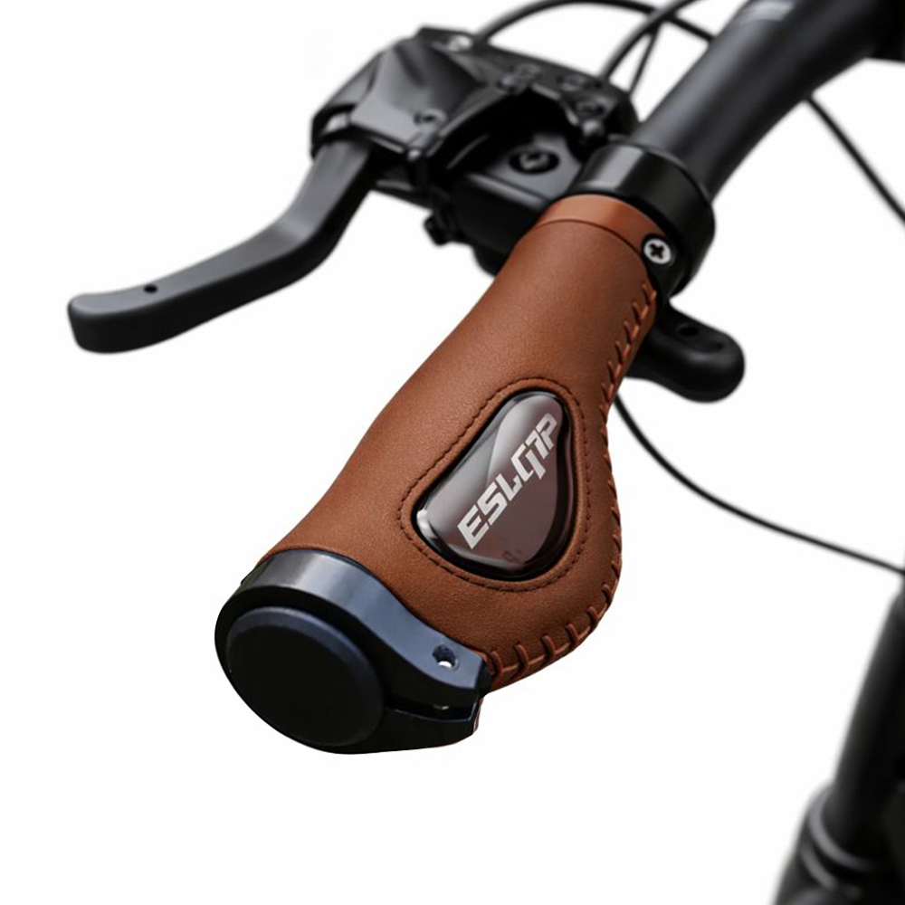 아띠꼴로 자전거 핸들 그립 MTB 가죽 손잡이 실리콘 핸드그립, 다크브라운, 1세트 11,800원