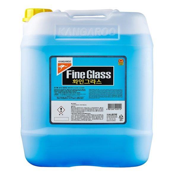 캉가루 화인글라스18.75L 유리세정제 유리창청소세제 당일발송, 1개, 18.75L 26,000원