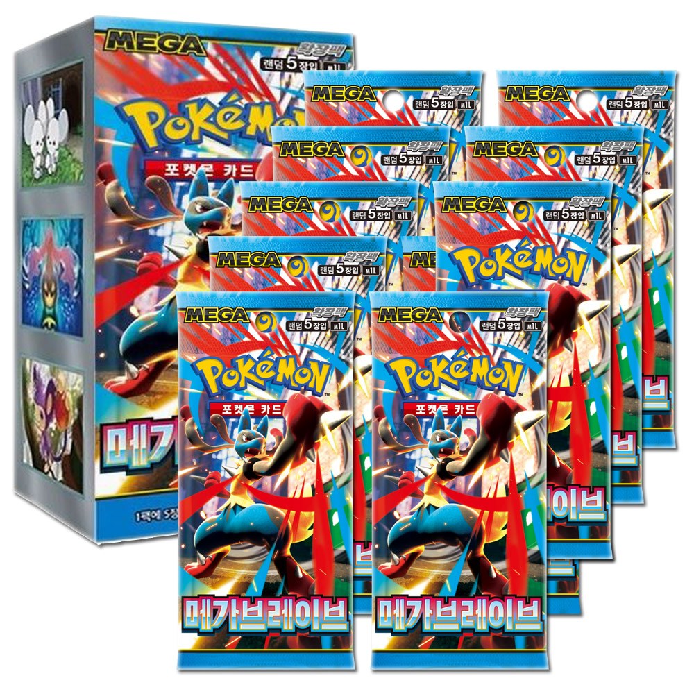포켓몬카드 MEGA 확장팩 메가브레이브 1BOX 34,900원