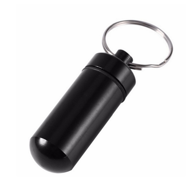 휴대용 알루미늄 알약통 비타민 영양제 방수 밀폐 케이스, 1개 5,500원