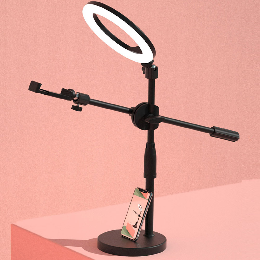 플라이트(E) 수직 방송 탁상용 스탠드 촬영 거치대 16cm LED조명 FLE-L16 19,400원