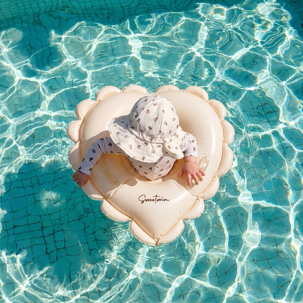 유아용 하트튜브 보행기튜브 감성튜브 어린이 키즈튜브 스윗스윔, 1개 25,900원