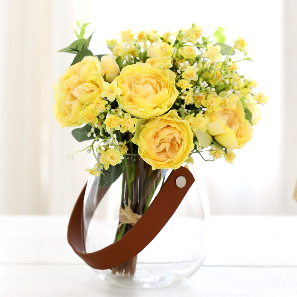 행복한마을 조화 샤이니부쉬 + 보틀 19,200원