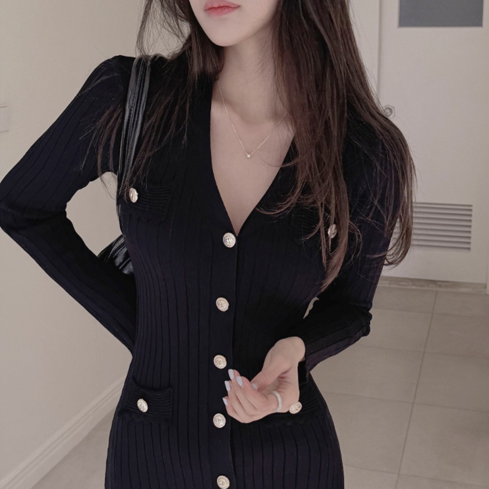 떳다그녀 에나스 슬림 롱 원피스 34,800원