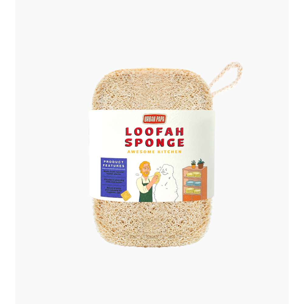 어반파파 어썸루파 천연수세미(대형), 3개, 1세트 친환경 제로웨이스트 미세플라스틱제로 집들이선물 10,400원