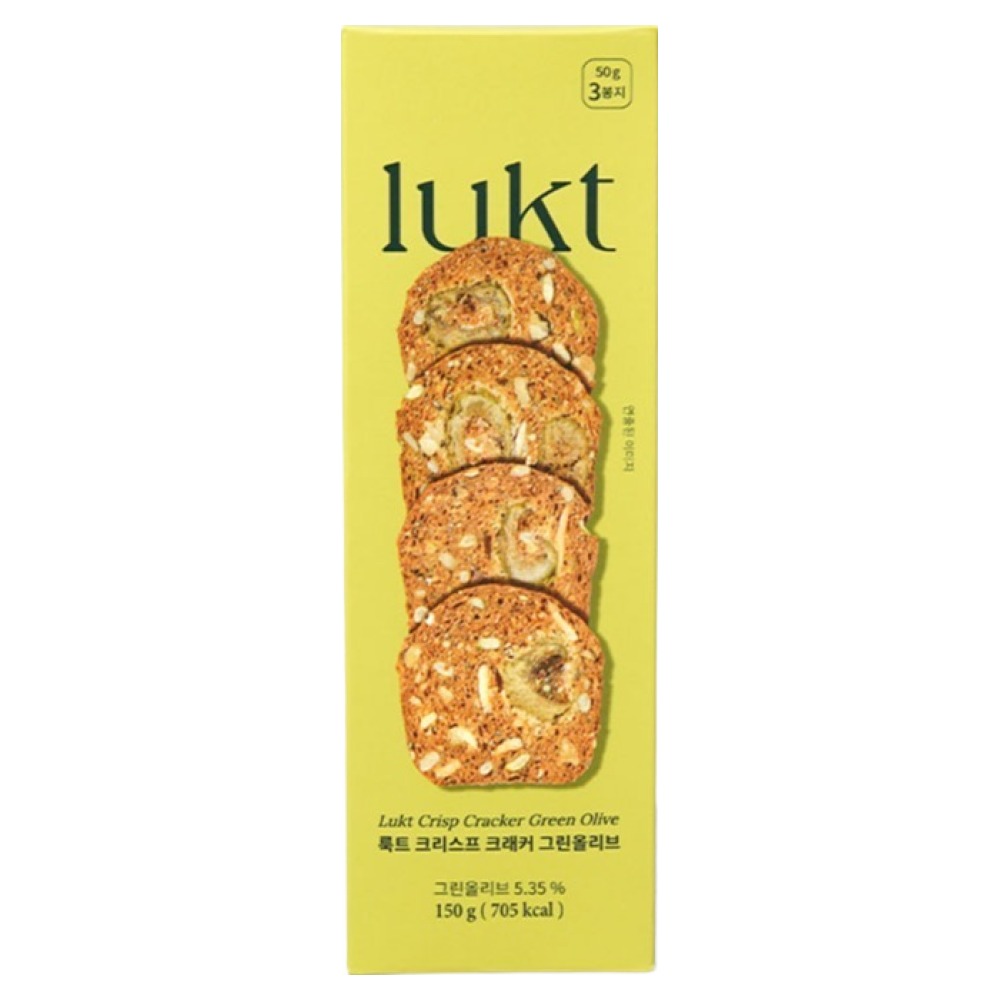 룩트 크리스프 크래커 그린올리브, 150g, 1개 17,700원