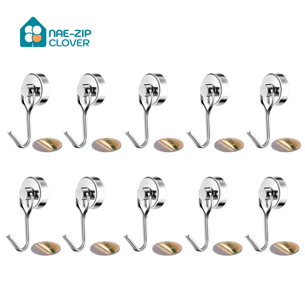 초강력 네오디우움 자석후크 부착식포함 25mm 19,850원