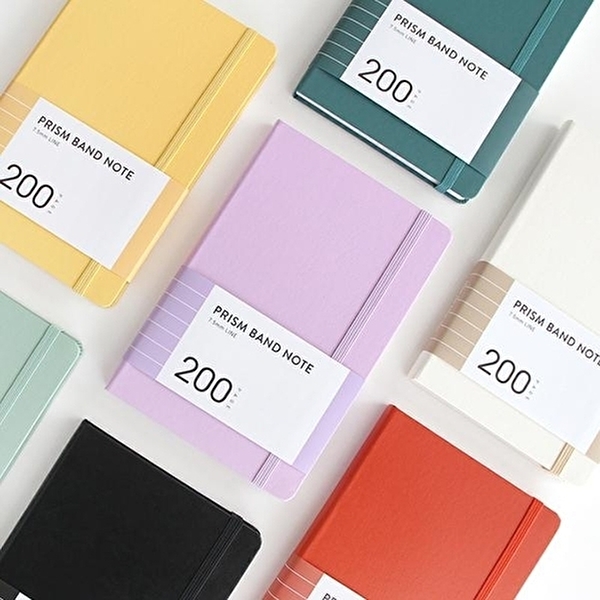 웅진북센 인디고 프리즘 200 라인 밴드노트 - 밀키옐로우 12,580원