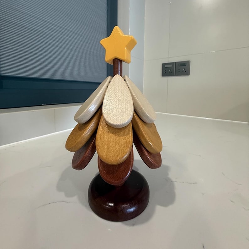 우드 크리스마스 트리 코스터 세트 - 냄비받침 & 컵받침, 북유럽 감성 미니멀 테이블 장식 선물 45,600원