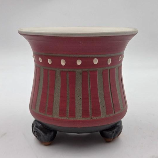 우암  국산 수제화분 조각 진사 2호  다육이 도자기화분 10,400원