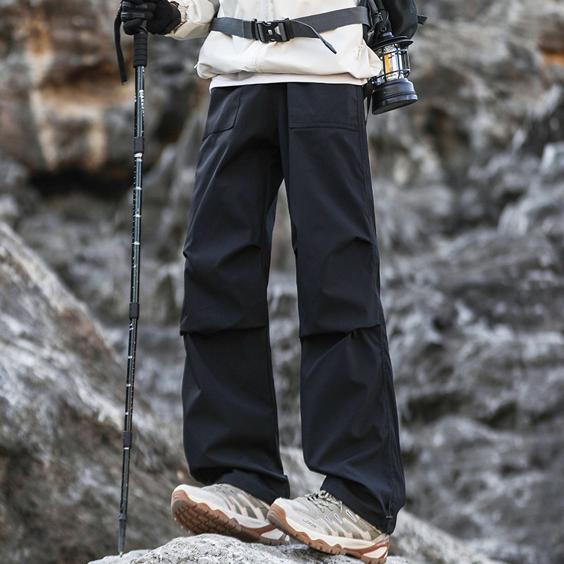 SMOPIG 아웃도어 등산 바지 방수원단 널찍하다 밑단 스트링 조절 트레이닝 캐주얼 바지 24,800원