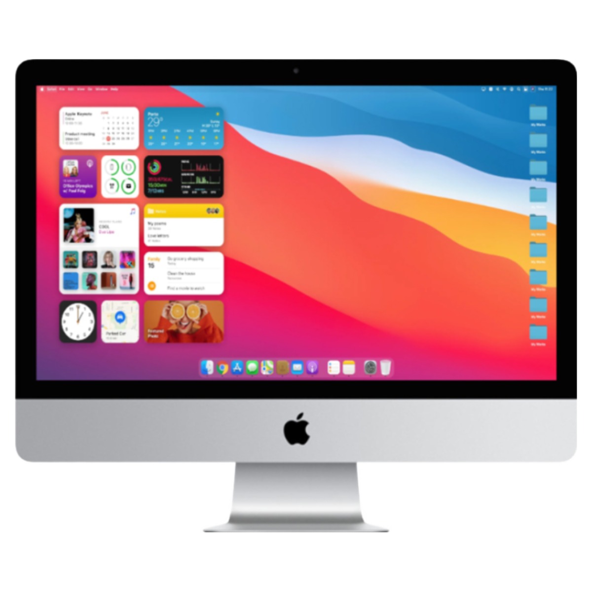 [애플 A2115] iMac 중고아이맥 Ratina5K 27-inch 2019 인텔9세대 i5-9600K 32G 2T Pro575X Sequoia, A2115, MAC OS, 2TB, 32GB, SILVER 1,180,000원