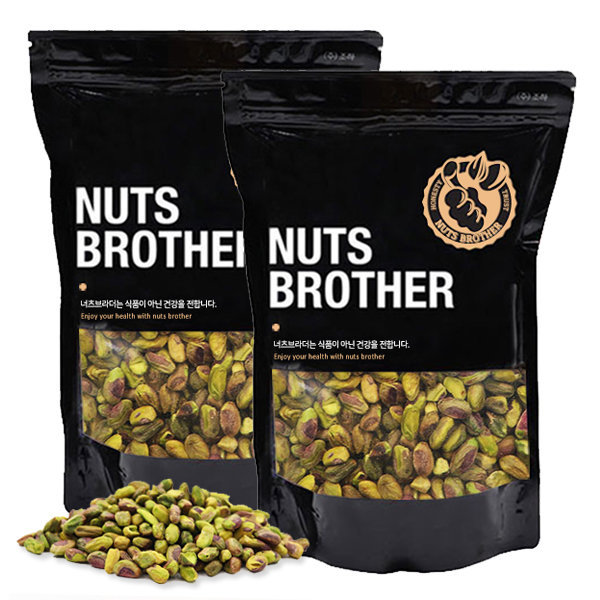 너츠브라더 탈각 생 피스타치오 완태 500g, 500g, 2개 47,900원