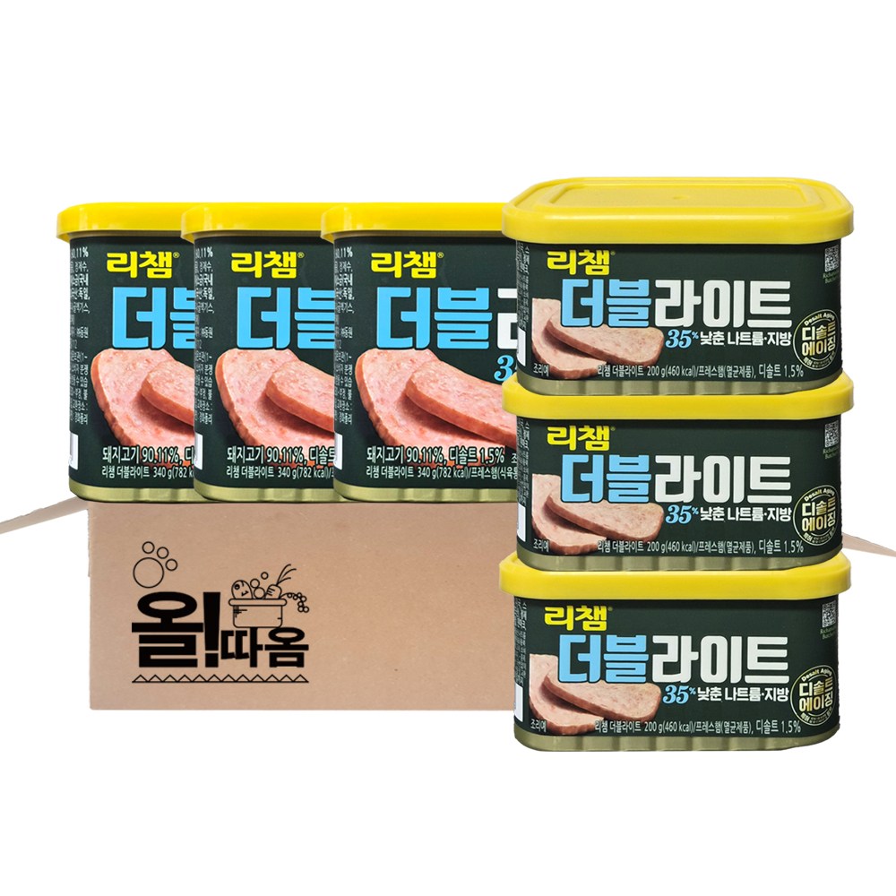 동원 리챔 더블라이트 340g 3개 +200g 3개 22,980원