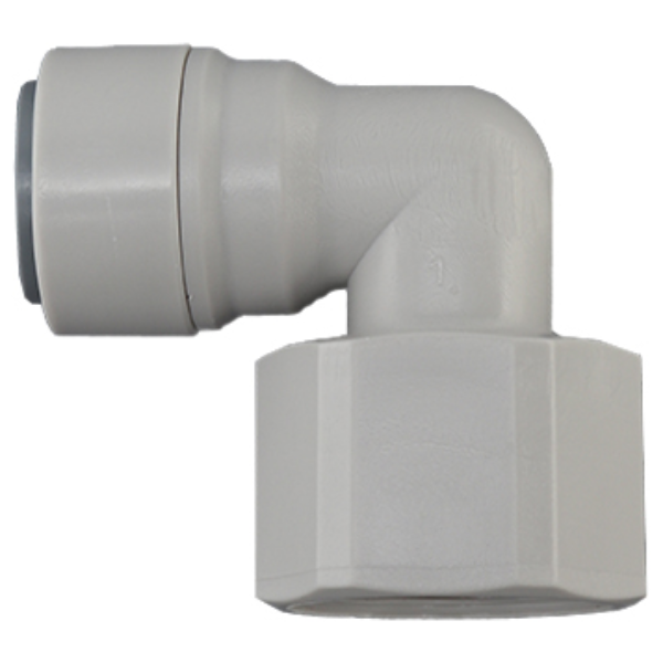 정수기피팅 부품-9.5mm나사산21.2mm 변환 엘형 암나사피팅, 1개 3,500원