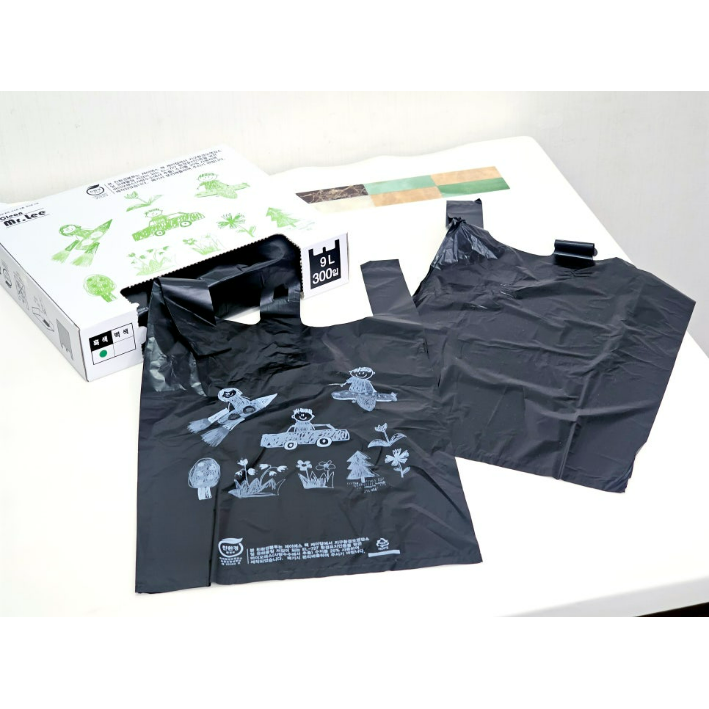 안셈 친환경 바이오매스 비닐봉투 대용량박스 약국 학교 편의점 5종사이즈 손잡이비닐봉지 14,700원