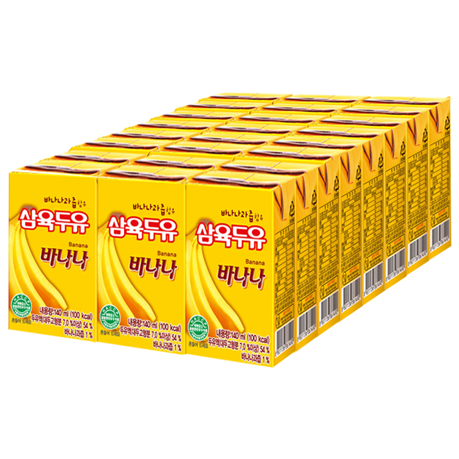 삼육 삼육두유 바나나, 140ml, 24개 10,800원