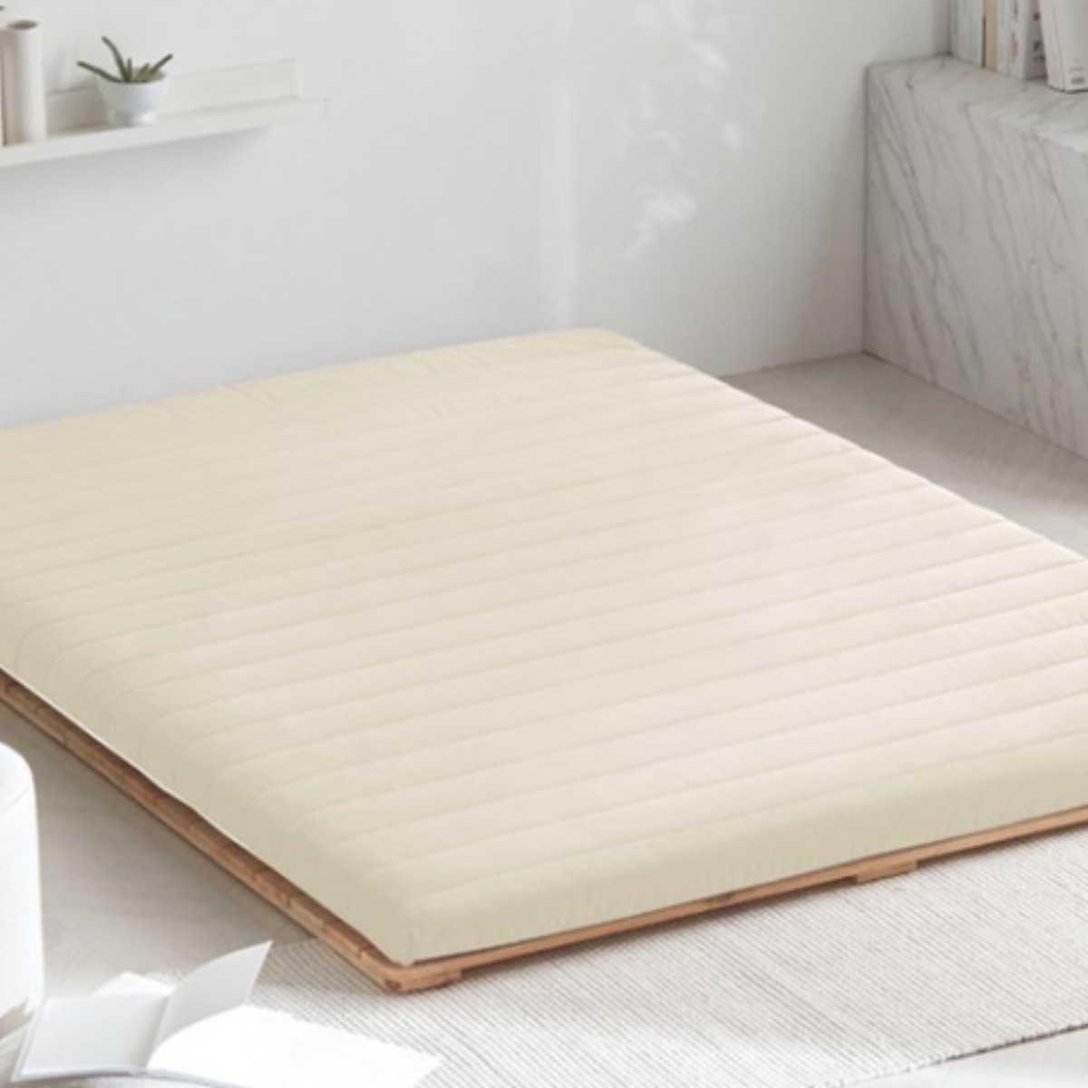 느웰 순면 매트리스 커버 5cm~7.5cm 퀸/킹, 현재가 46,300원