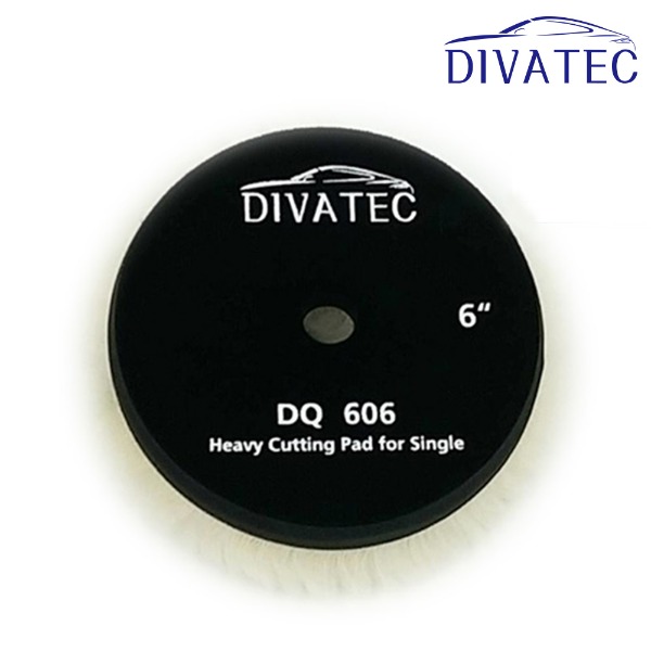 디바텍 헤비 컷팅패드 150mm(6인치) DQ-606 양모패드 싱글용 로터리 폴리셔용, 1개 30,000원