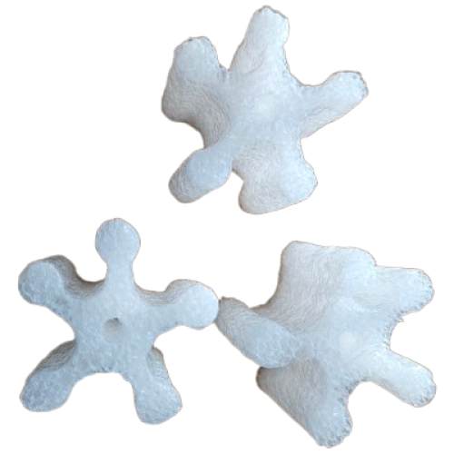 [특대형] 무지개상사 별폼 별모양 눈모양 PE폼 박스 완충재 완충제 충진재 충전재 하나론, 1개 65,550원