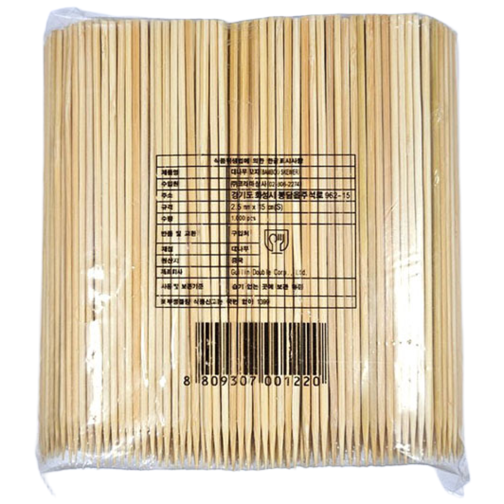 엠엔피 대나무 산적꼬지 15cm, 1000개, 2개 14,300원