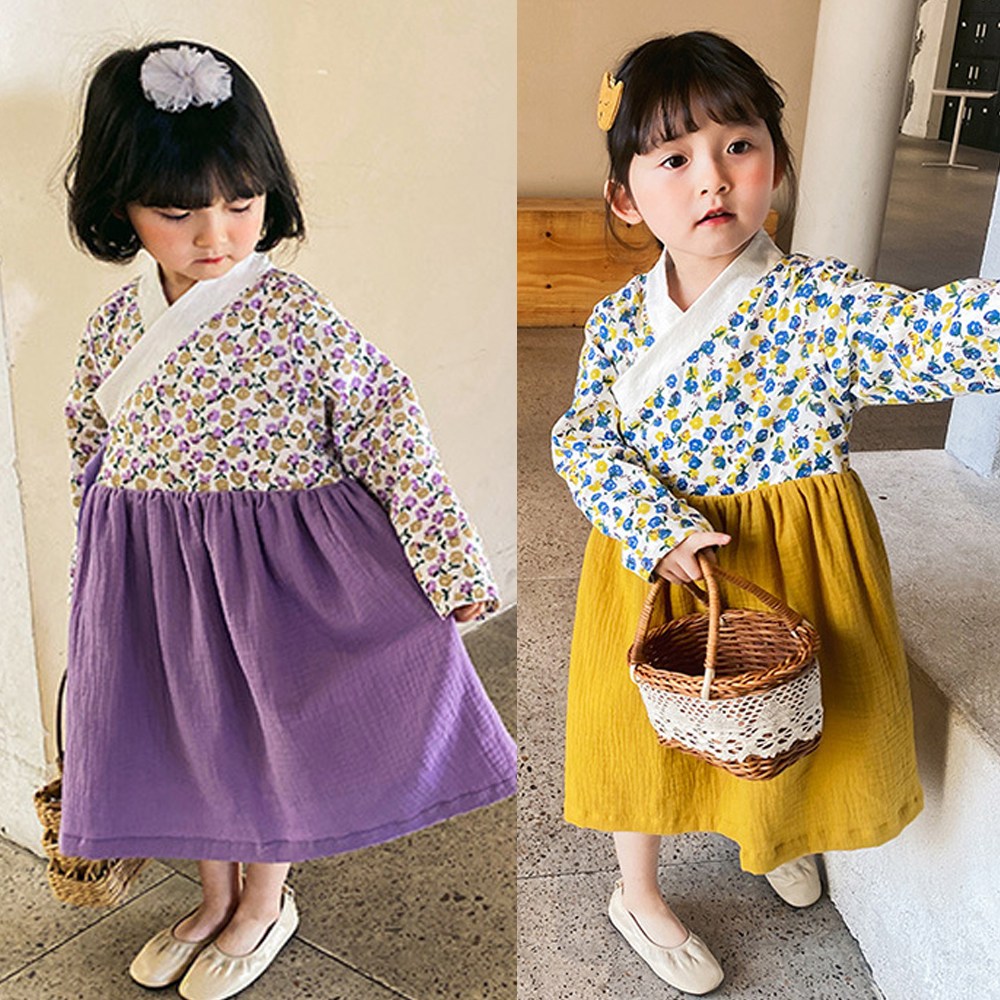 수려한꽃 여아한복 어린이 아기 유아 아동 돌 백일 생활 개량 설 추석빔 어린이집 생활한복 개량한복 35,700원