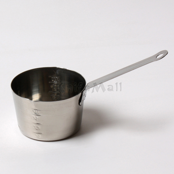 304 스텐 눈금 계량컵 200ml (긴 손잡이) 제과제빵 2,300원